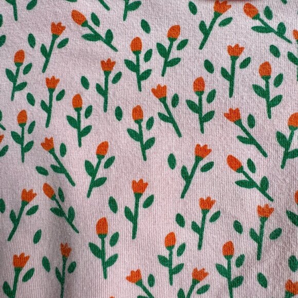 ALICE + AMES Tulips Floral Ballet Dress Girls 7 Pink Orange Twirl Holiday Dress - Picture 3 of 4